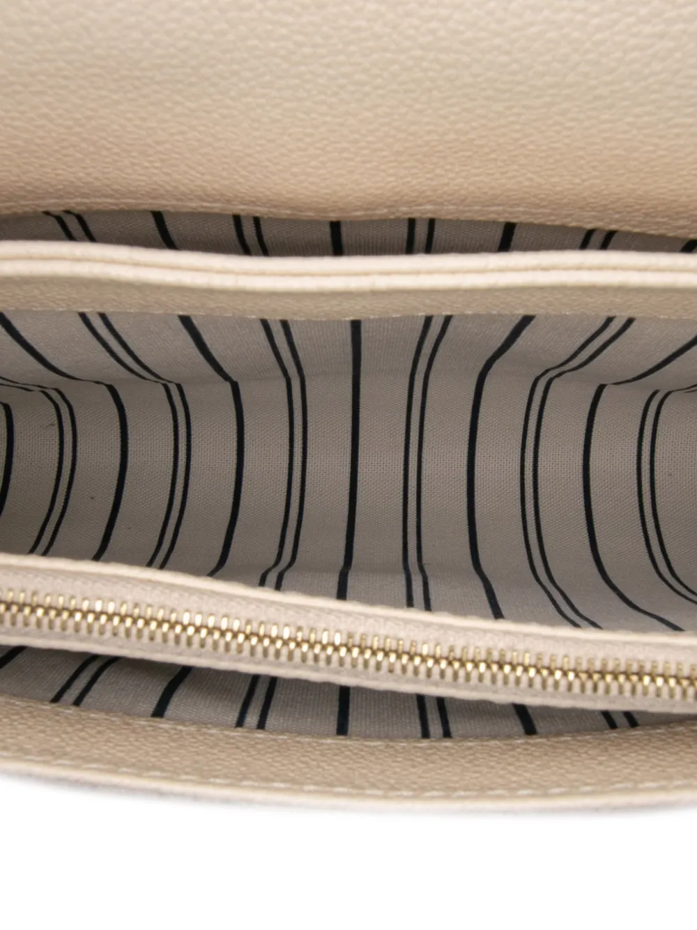 Pre-owned Louis Vuitton 2012-2025 Monogram Empreinte Fascinante Crossbody Bag In White