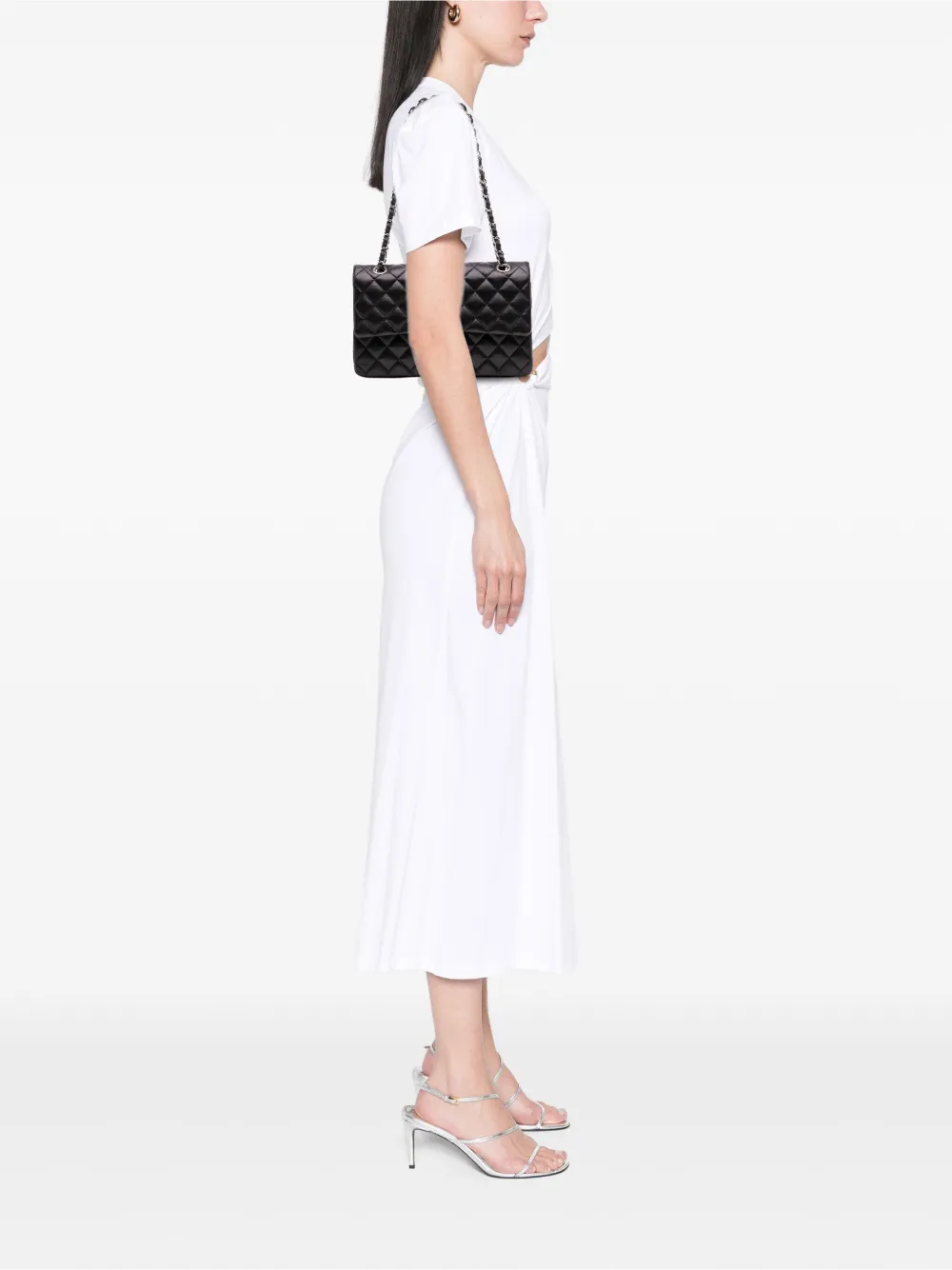 CHANEL Pre-Owned 2014 Medium Classic Lambskin Double Flap shoulder bag | Pre-Owned | Image 2