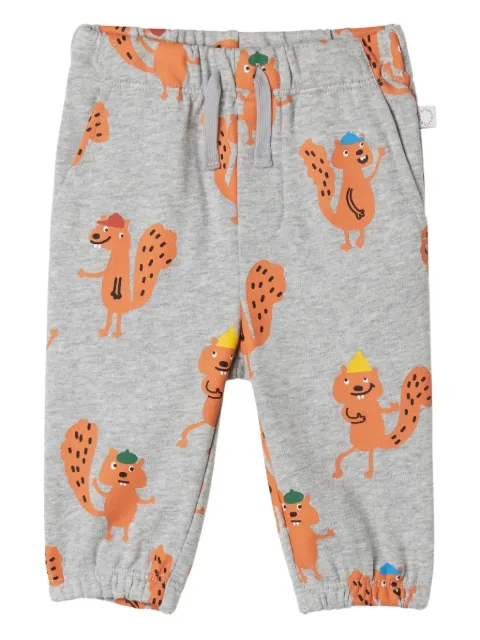 Stella McCartney Kids pantalones con ardillas estampadas