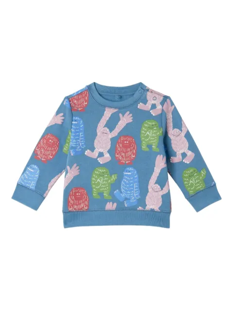 Stella McCartney Kids monster print sweater