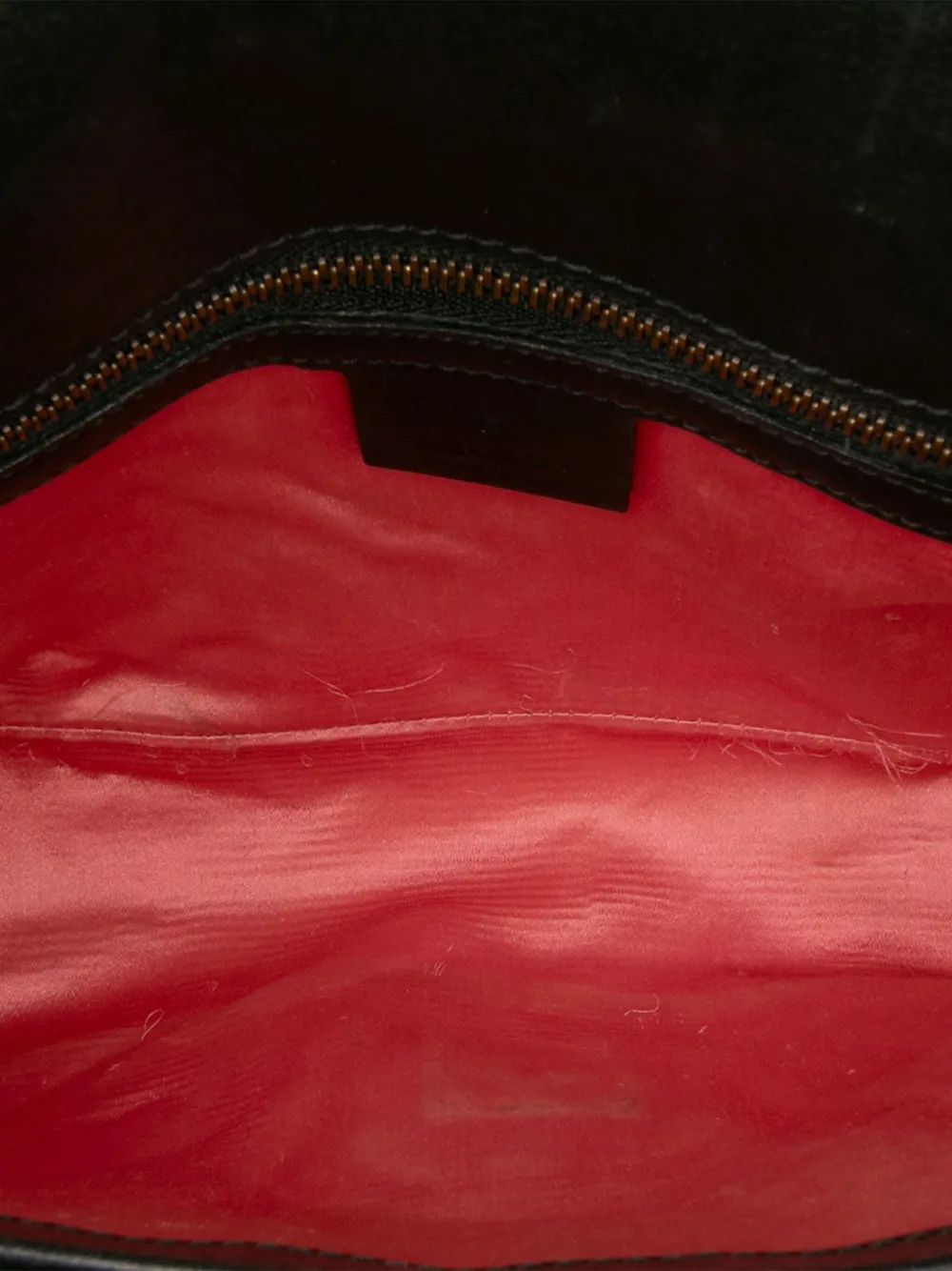 Pre-owned Gucci 2016-2025 Small Gg Marmont Matelasse Leather Flap Crossbody Bag In Black