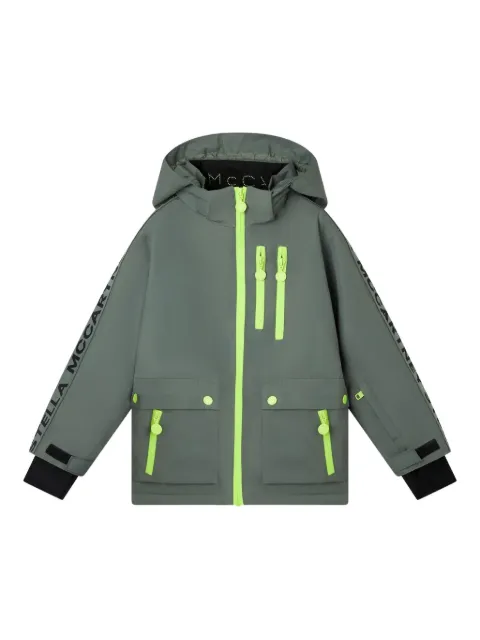 Stella McCartney Kids hooded zip jacket