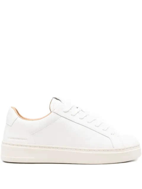 Crime London leather lace-up sneakers 