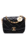 CHANEL Pre-Owned 2020 Small Quilted Lambskin CC Coin Flap crossbody bag - Black