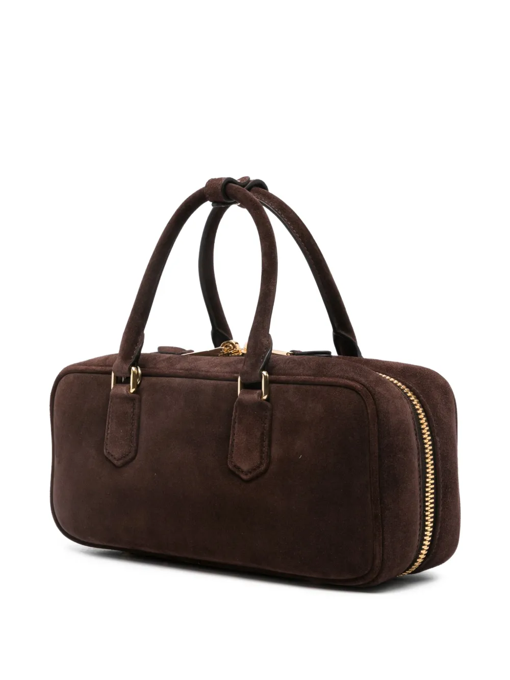 Miu Shopper met ritssluiting en handvat Bruin