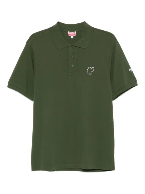 Kenzo Elephant-embroidered polo shirt