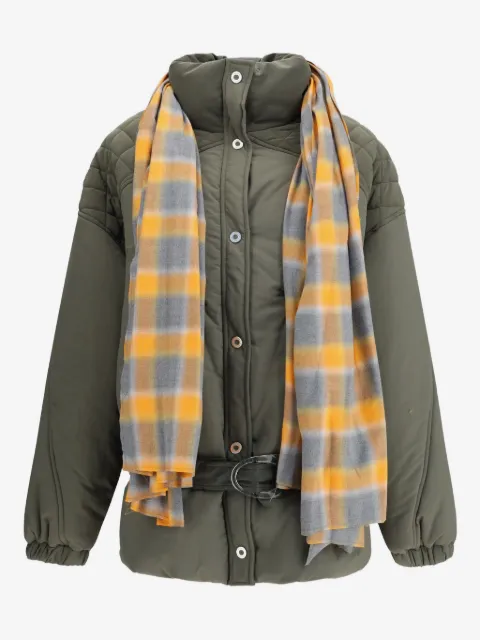MARBELL quilted belted jacket