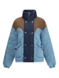 MARBELL quilted panelled jacket - Blue