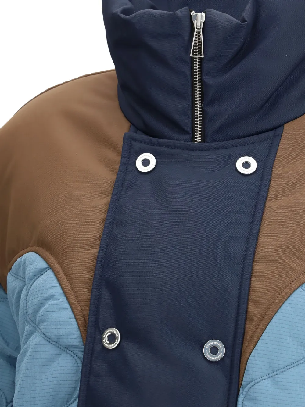  Marbell Quilted Panelled Jacket - Blue 