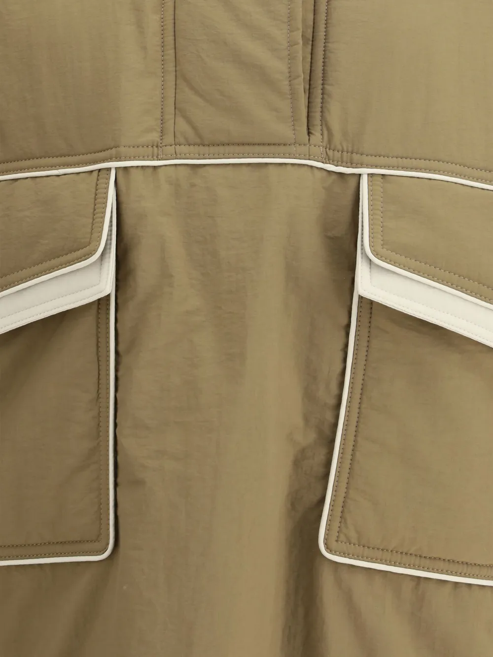 Marbell Zoe Anorak Jacket In Polyamide In Brown