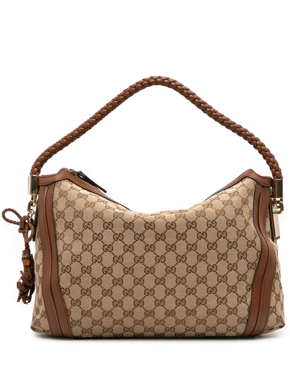 Gucci Pre-Owned 2016-2025 ミディアム GGキャンバス ベラ ショルダーバッグ - ブラウン Gucci Pre-Owned 2016-2025 ミディアム GGキャンバス ベラ ショルダーバッグ - ブラウン
