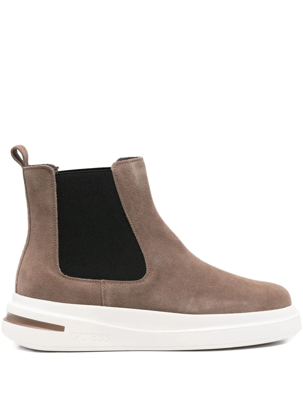 GUESS USA elasticated-panel platform boots | Brown | Image 1