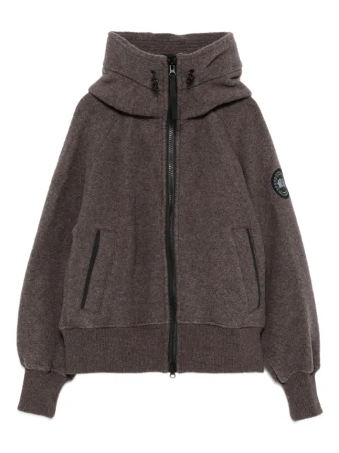 Canada Goose hooded zip-front jacket