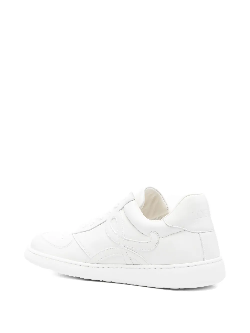 Loewe Jambo Sneakers In Soft Grained Calfskin In White