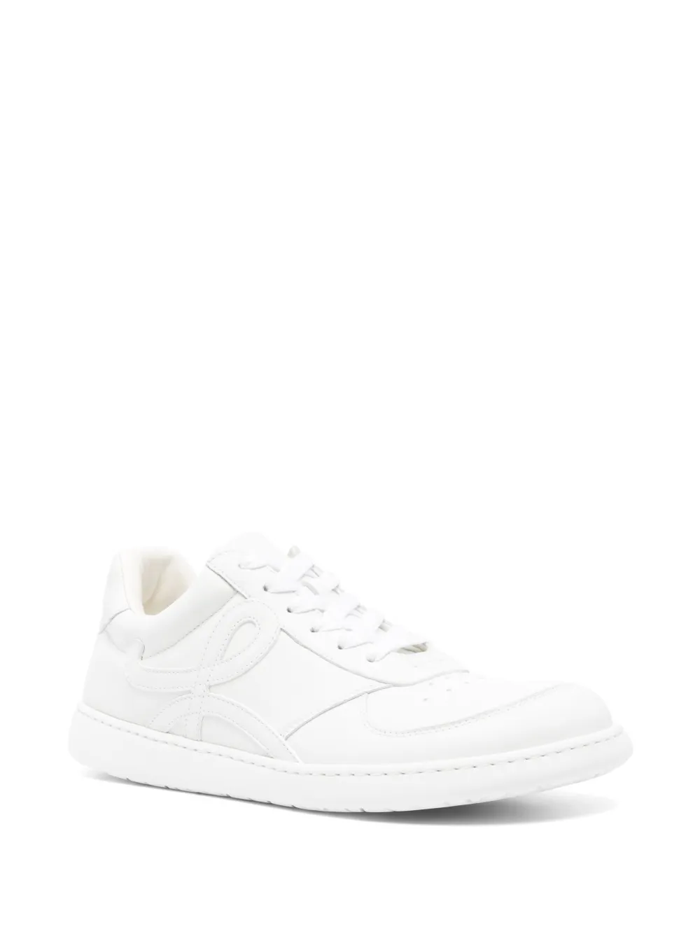 Loewe Jambo Sneakers In Soft Grained Calfskin In White