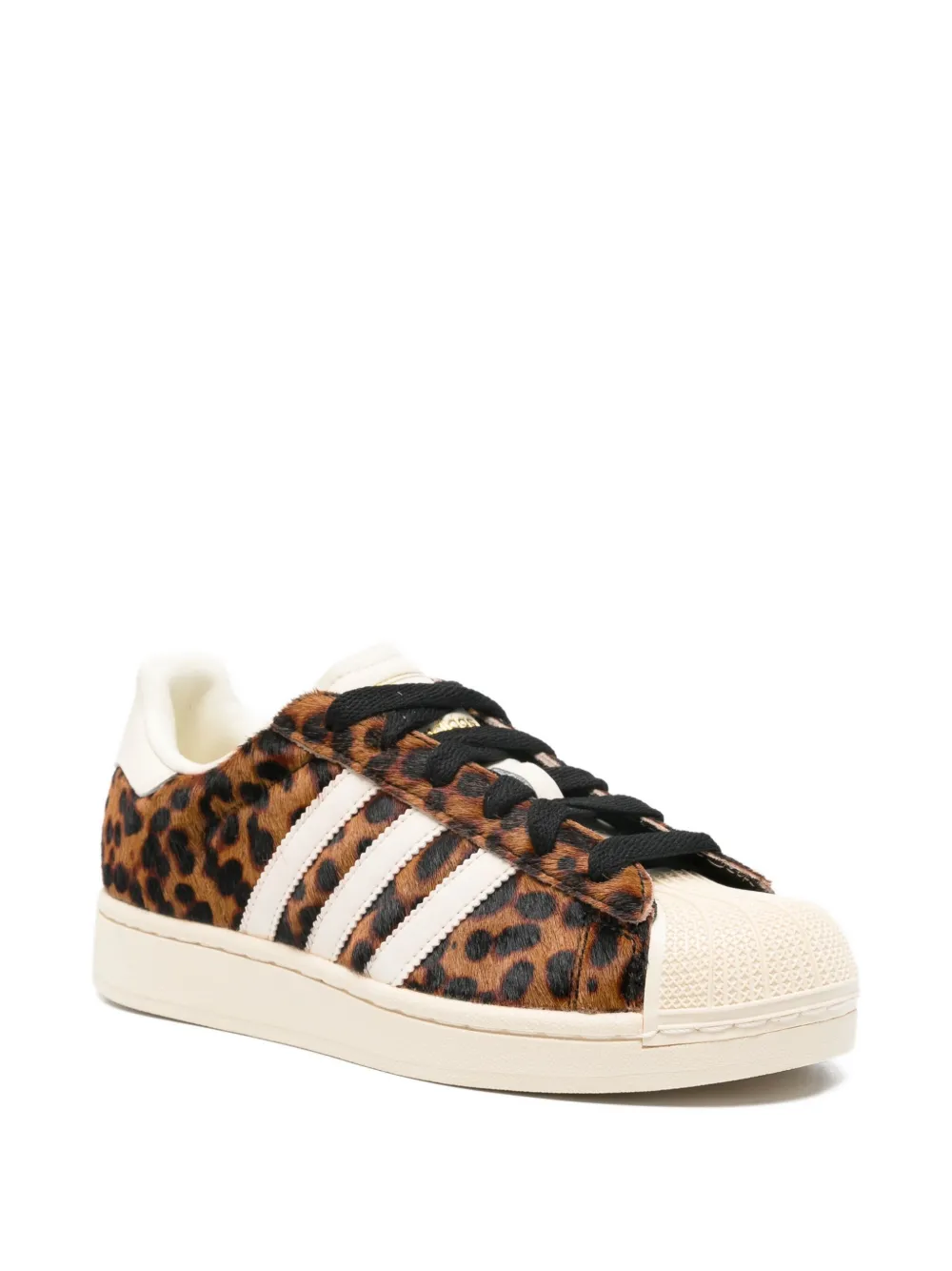 adidas Superstar leopard-print sneakers Brown