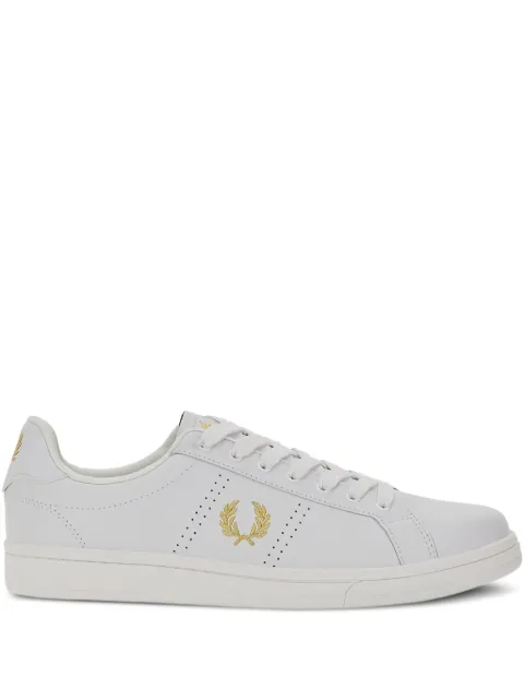Fred Perry logo-detail perforated sneakers