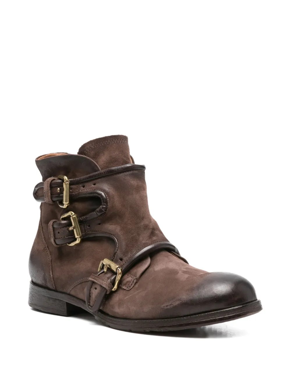 A.S.98 buckle leather boots | Biker Boots | Image 2