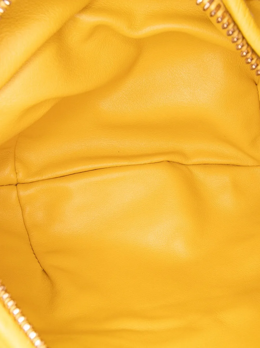 Pre-owned Bottega Veneta 2012-2025 Mini Nappa Intrecciato Jodie Hobo Bag In Yellow