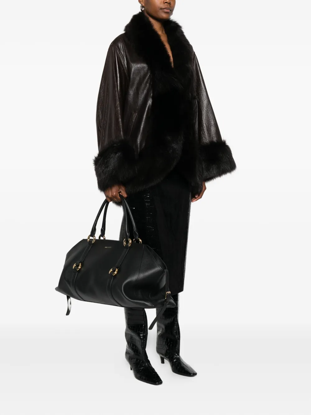 Alexander McQueen Farringdon ring-detail tote bag | Image 2