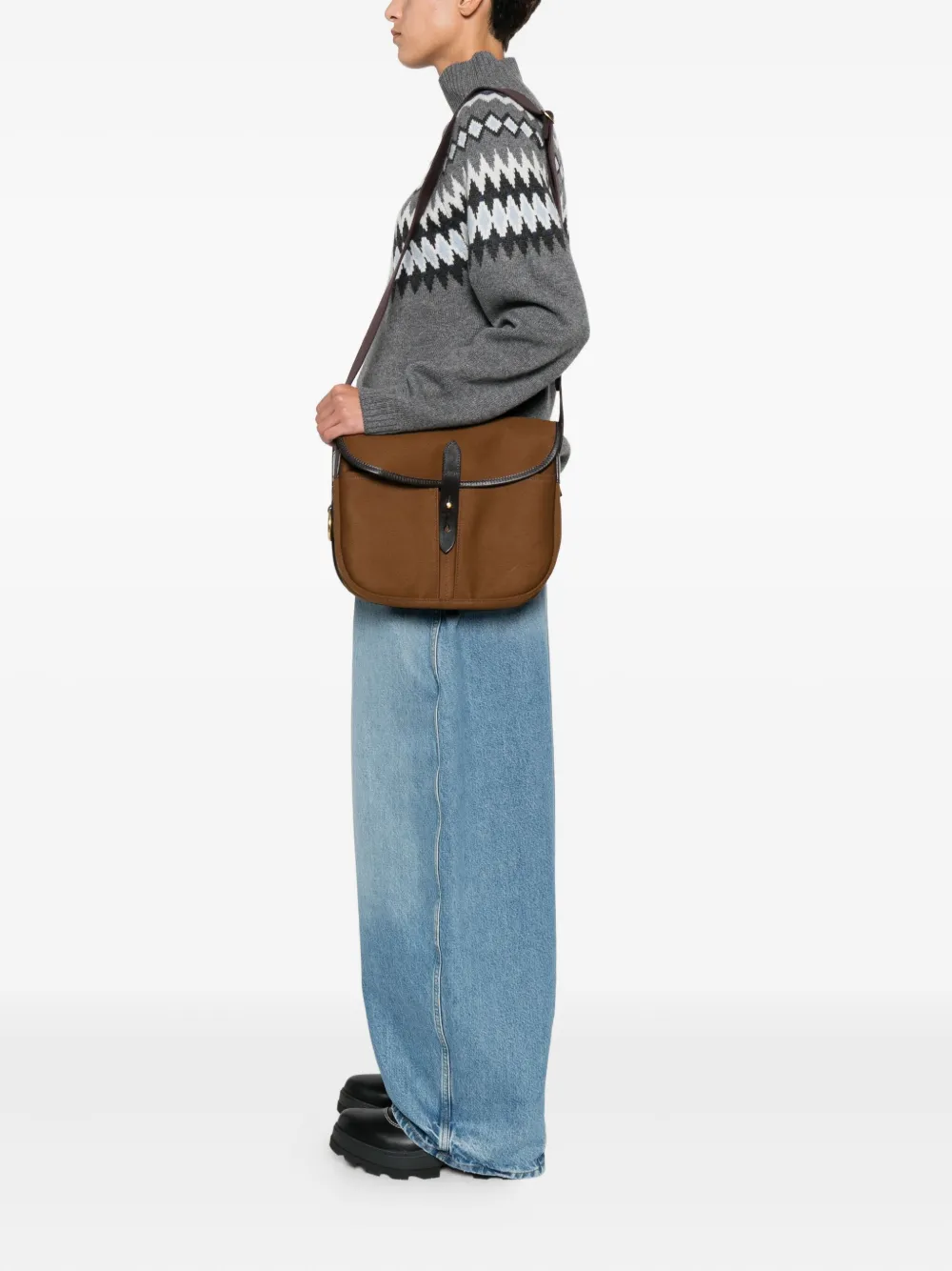 BRADY Stour leather-trimmed satchel | Image 2