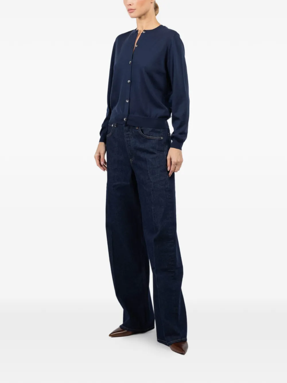  Pierre-louis Mascia Panelled Cardigan - Blue 