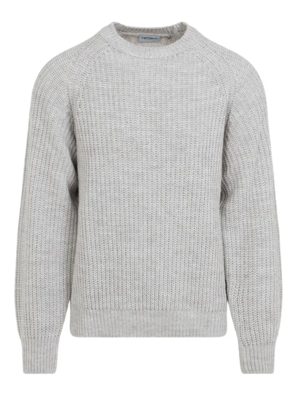 Carhartt WIP Ribbed crew-neck Sweater Grey FARFETCH GR