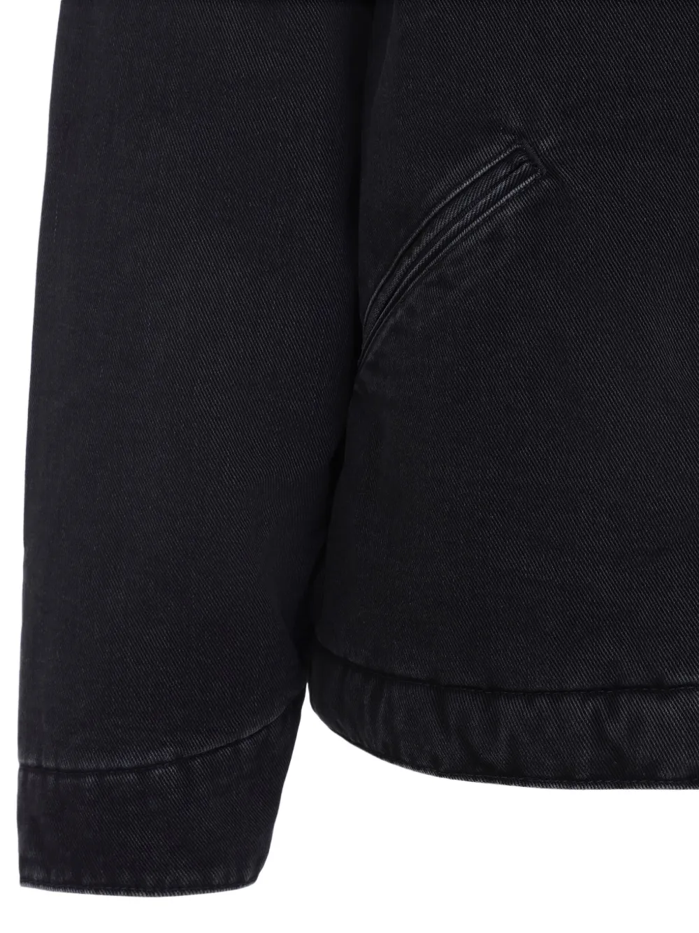 Carhartt Work In Progress Detroit Organic Cotton Canvas Jacket In Black