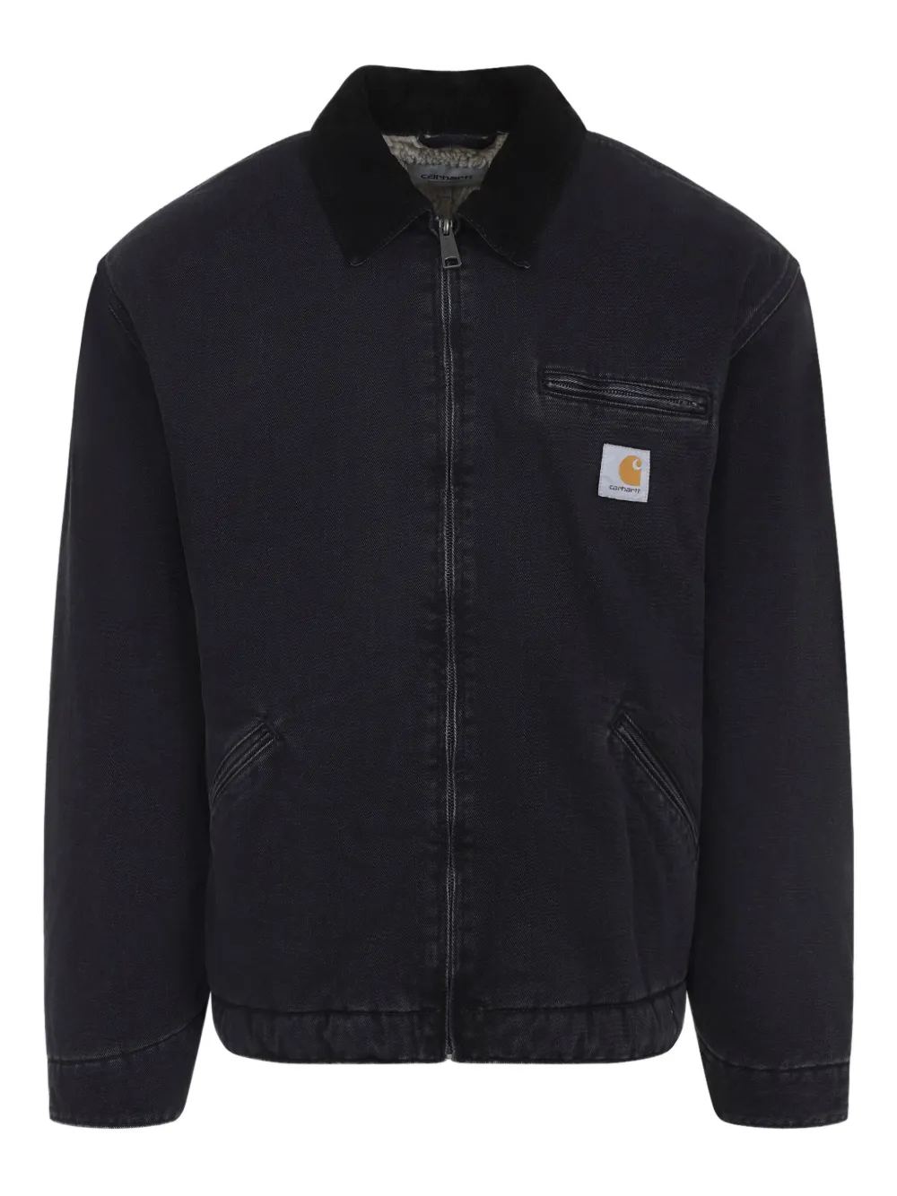 Carhartt WIP OG Detroit コーデュロイカラージャケット - ブラック Carhartt WIP OG Detroit コーデュロイカラージャケット - ブラック