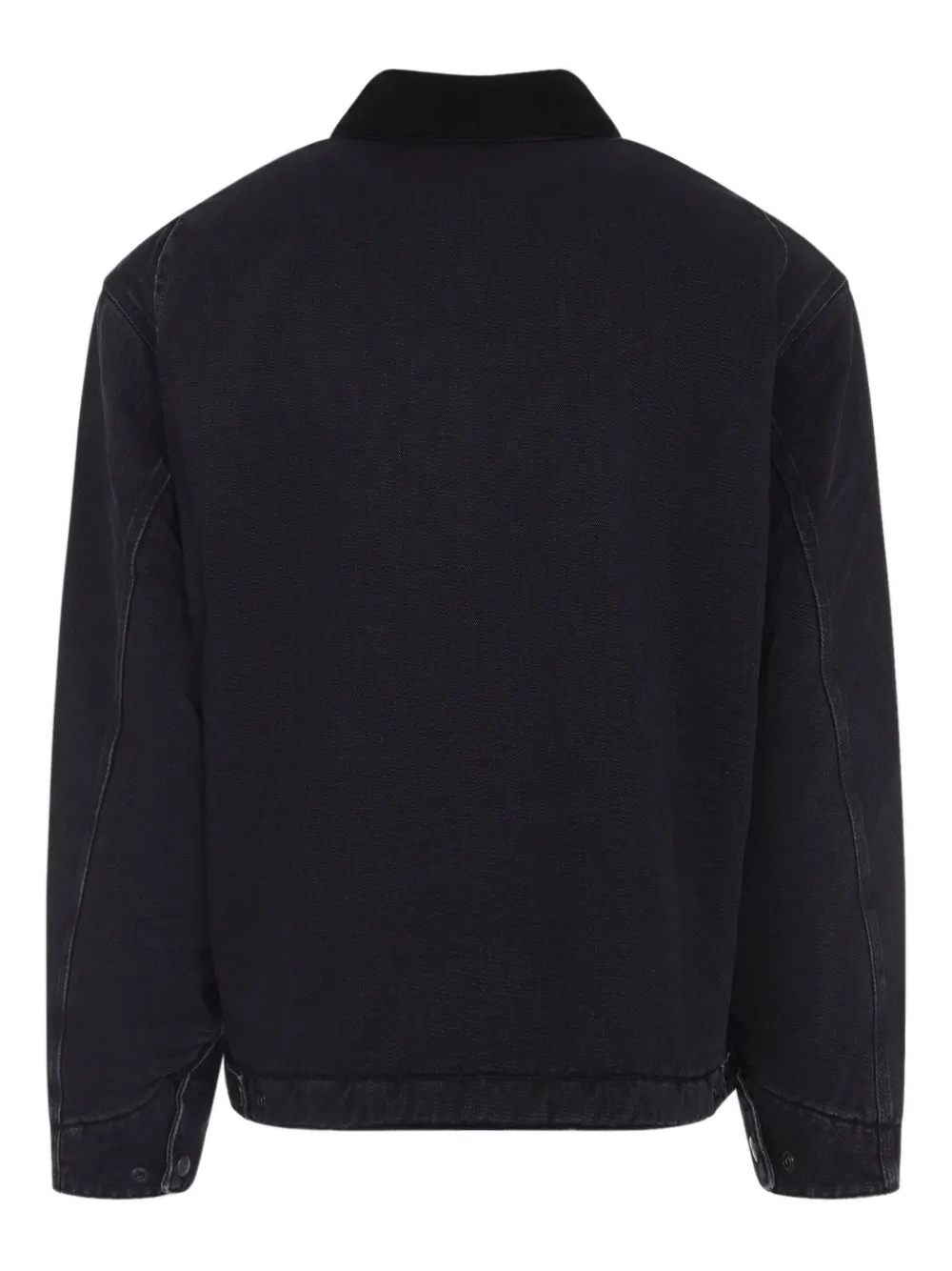 Carhartt Work In Progress Detroit Organic Cotton Canvas Jacket In Black