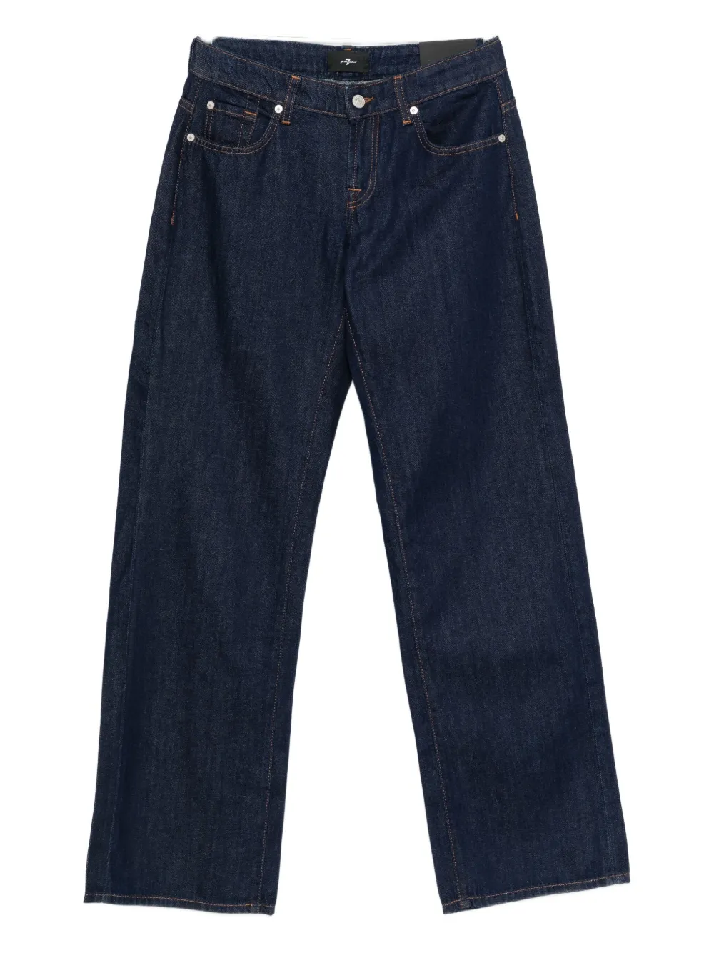 7 For All Mankind Cotton Jeans In Blue