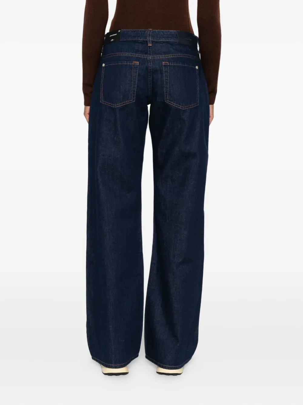 7 For All Mankind Cotton Jeans In Blue