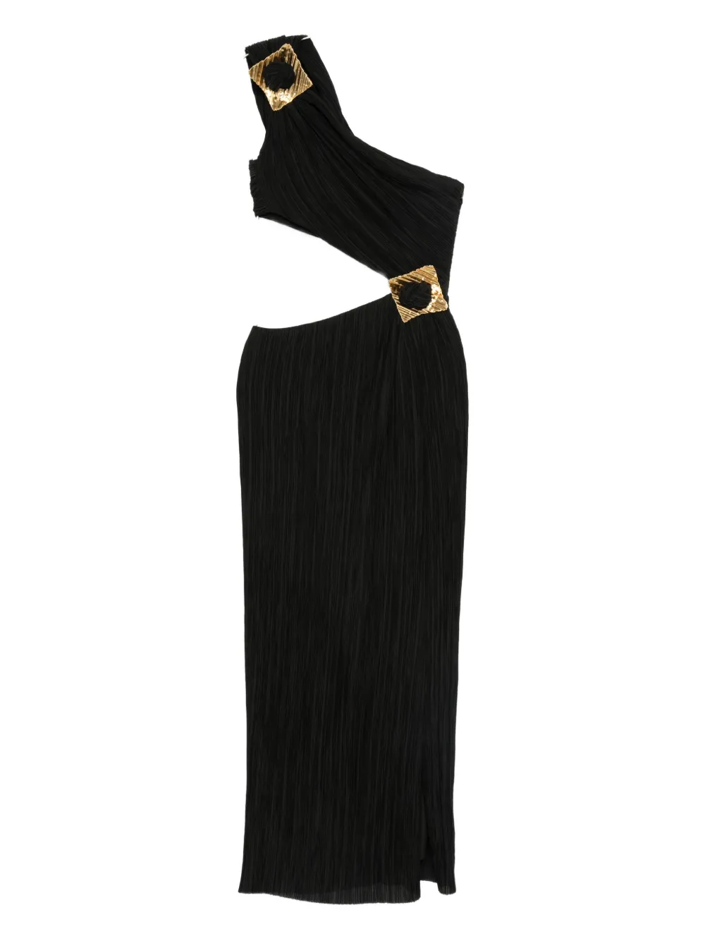 Cult Gaia Loah pleated cut-out dress | Black | Image 1