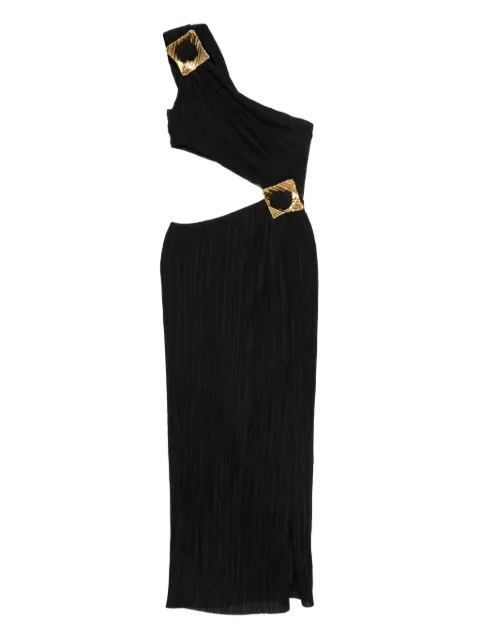 Cult Gaia Loah pleated cut-out dress