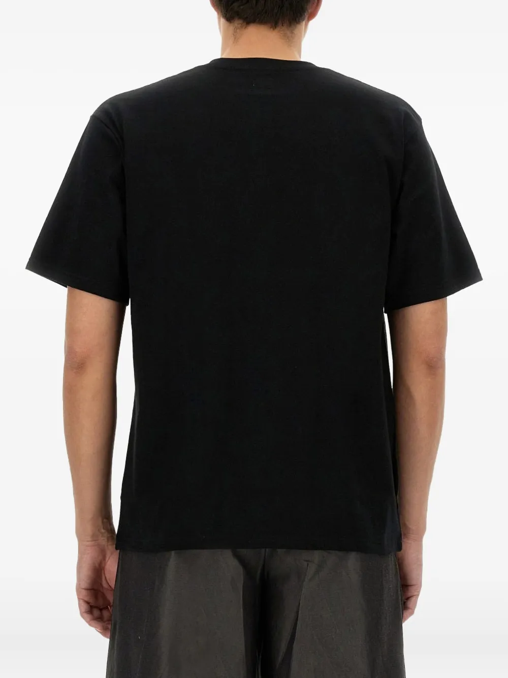 Aïe Crew-neck Cotton T-shirt In Black