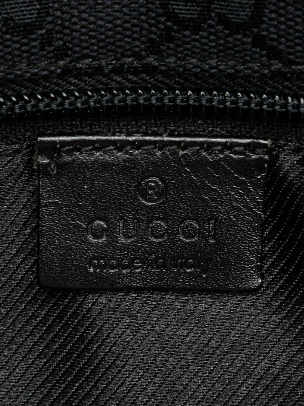 Pre-owned Gucci 2000-2015 Gg Canvas Web Tote Bag In Black
