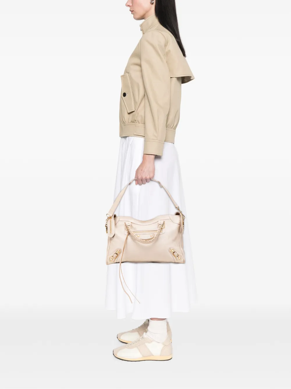 Balenciaga Pre-Owned 2004 Chevre Motocross Classic Metallic Edge City satchel | Pre-Owned | Image 2