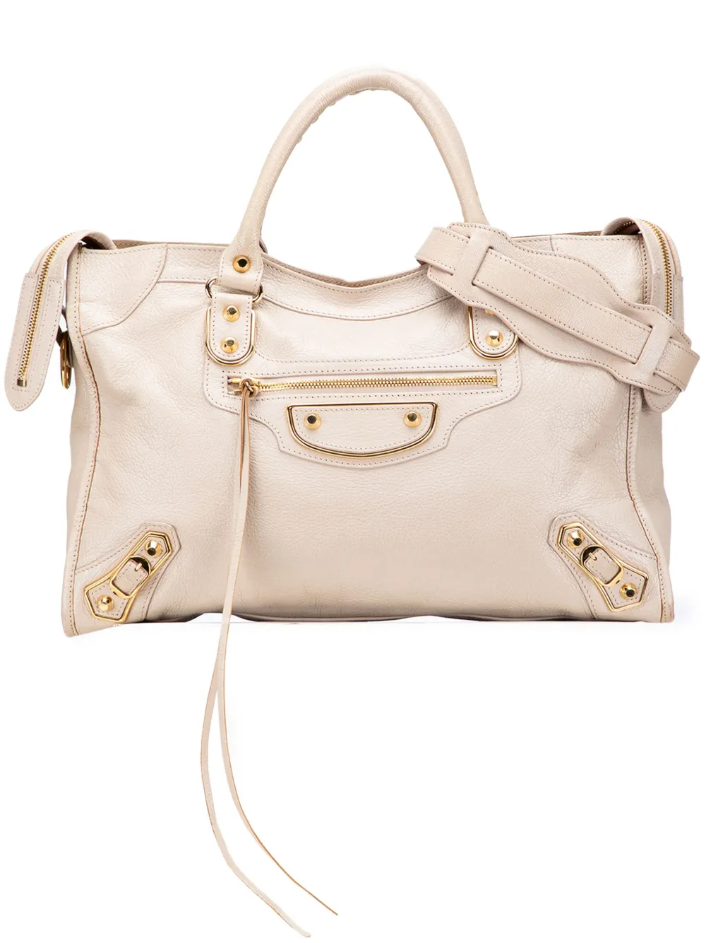 Balenciaga Pre-Owned 2004 Chevre Motocross Classic Metallic Edge City satchel | Brown | Image 1