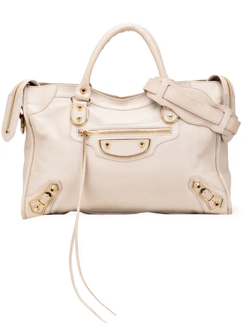 Balenciaga Pre-Owned mini sac à bandoulière Motocross Classic Metallic Edge City (2004)