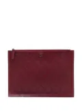 CHANEL Pre-Owned 2016-2017 CC Stitched Lambskin clutch bag - Red