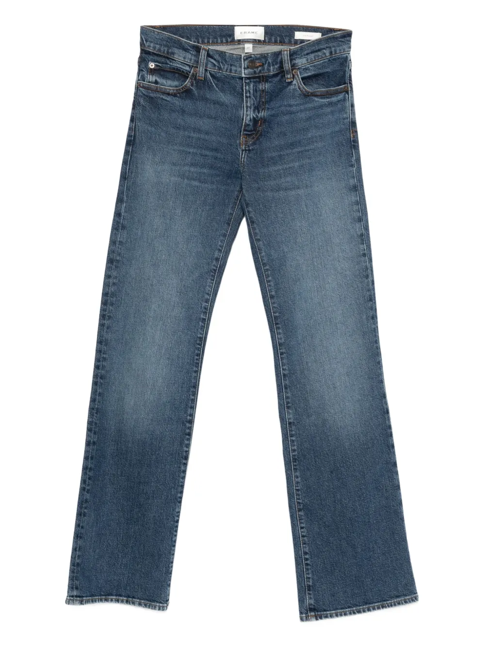 FRAME button-fly stretch-cotton jeans - ブルー FRAME button-fly stretch-cotton jeans - ブルー