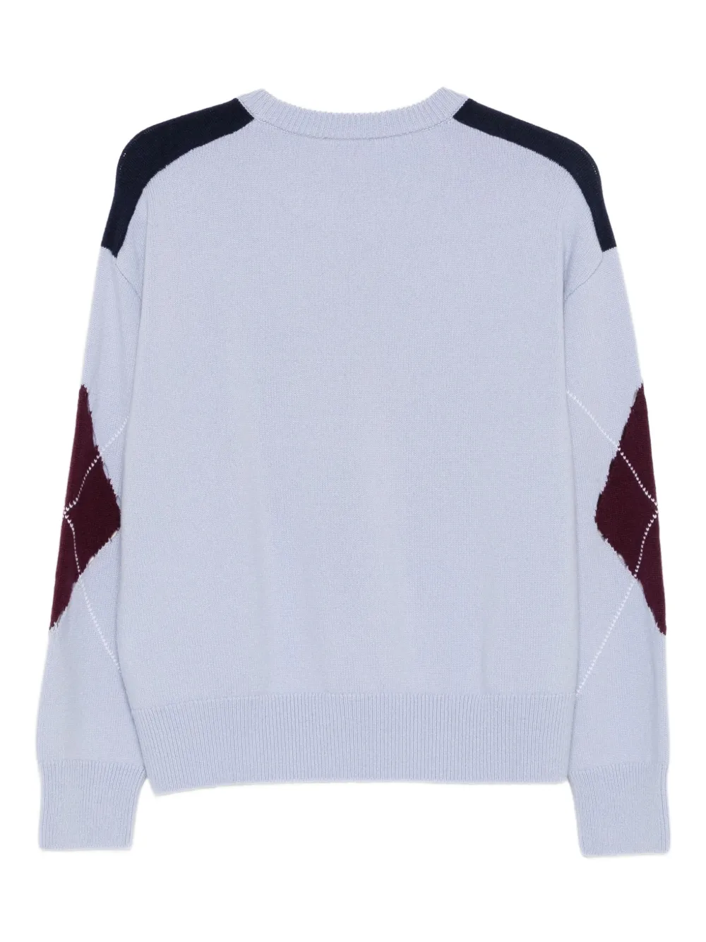 Mrz Diamond-pattern Jumper In Blue