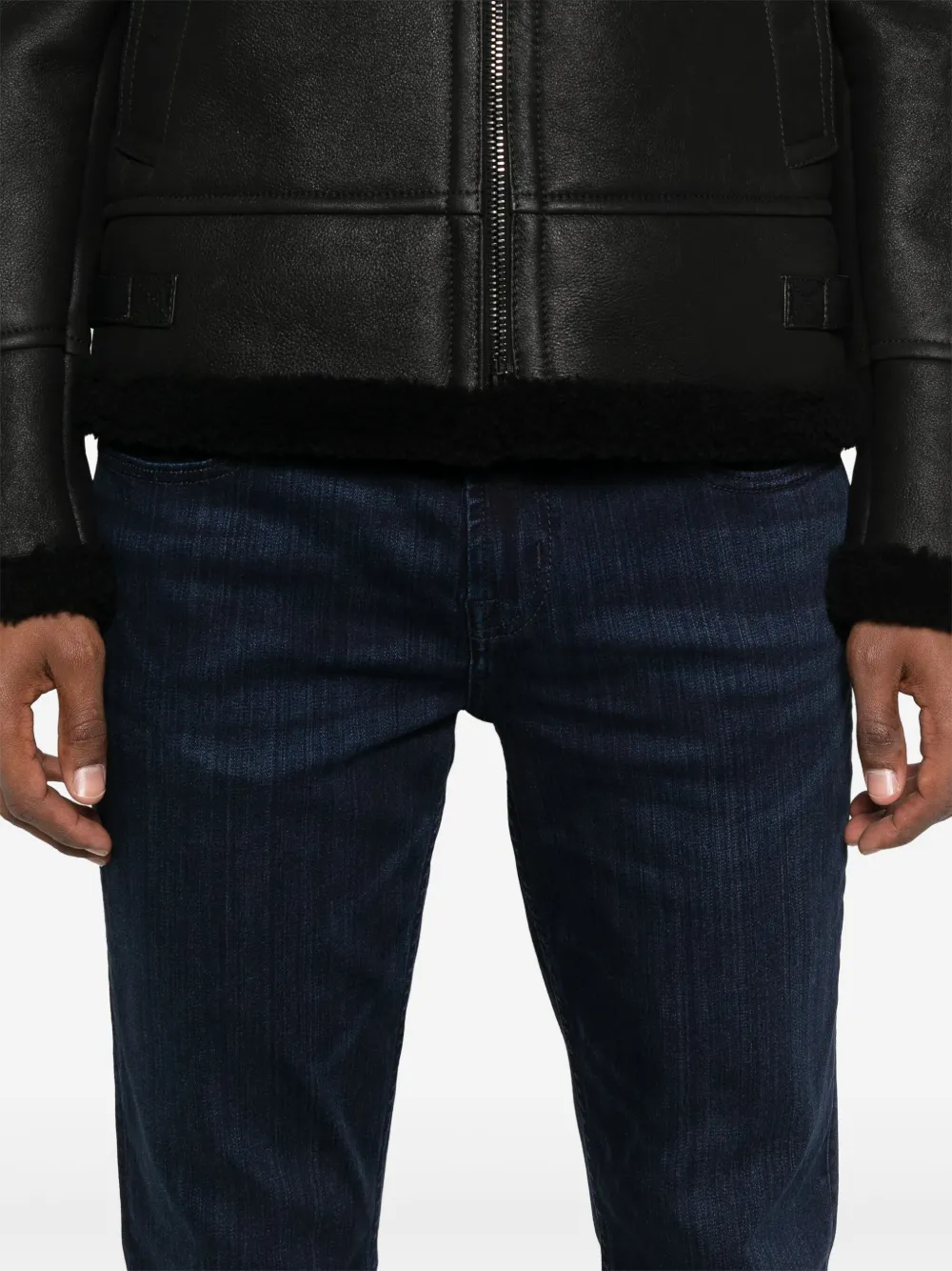 7 For All Mankind Skinny jeans Blauw