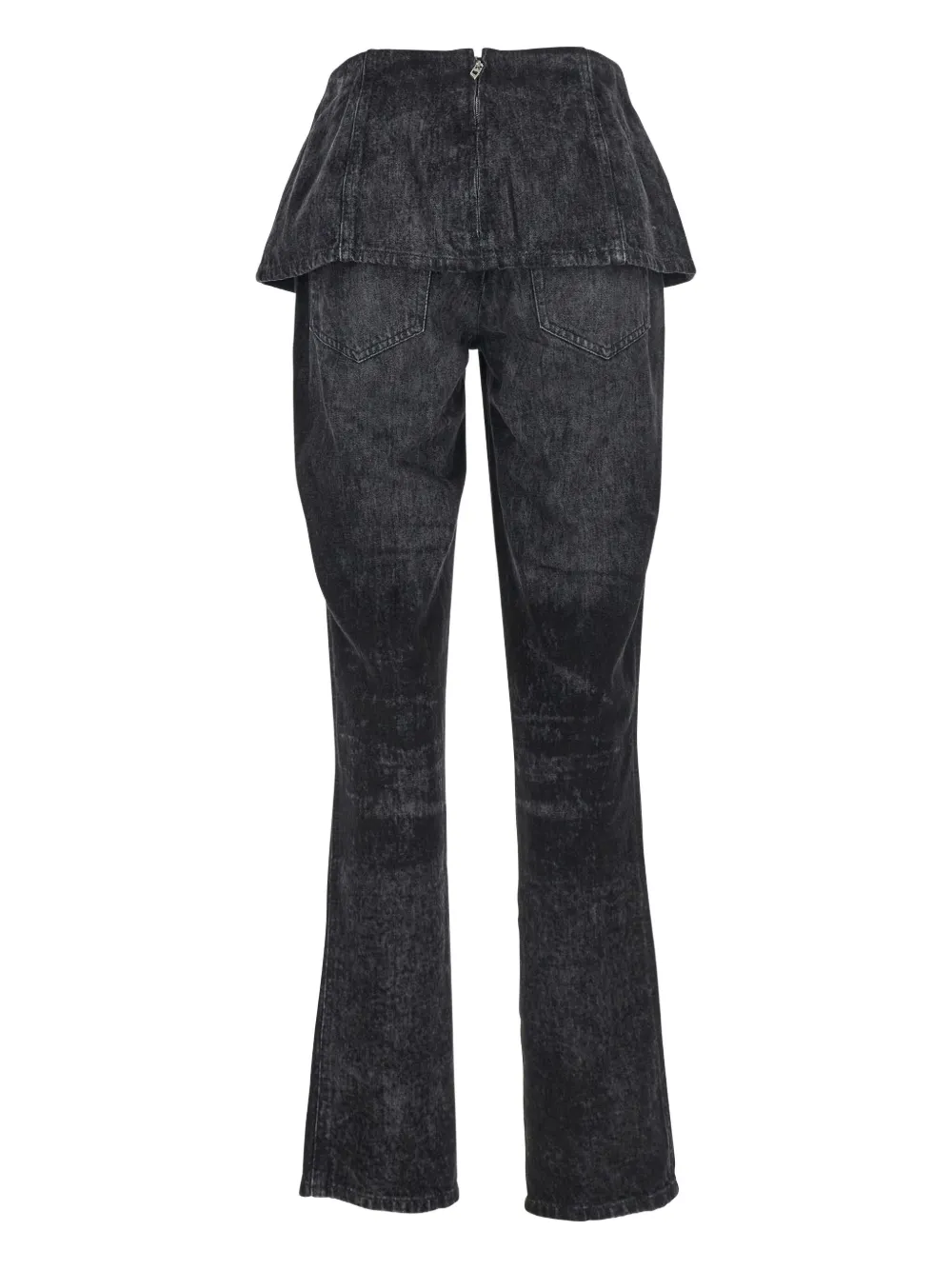 Diesel D-Hourijan-Fsh2 peplum-waist jeans | Straight-Leg Jeans | Image 2