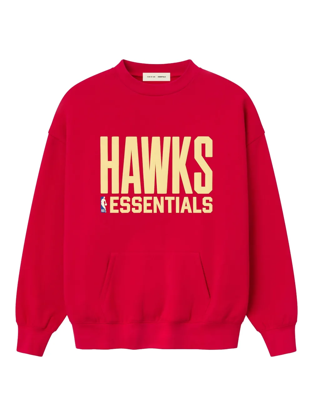 Essentials X Atlanta Hawks Graphic-detail Sweatshirt In Red