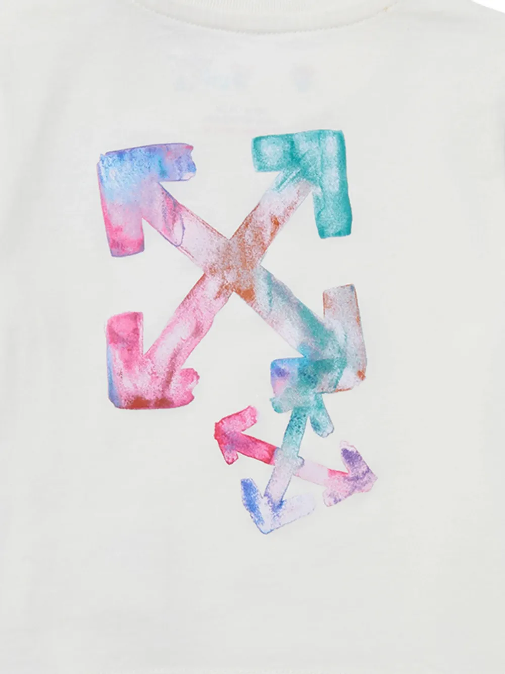 Off-white Baby Girls Arrow Watercolour T-shirt In White