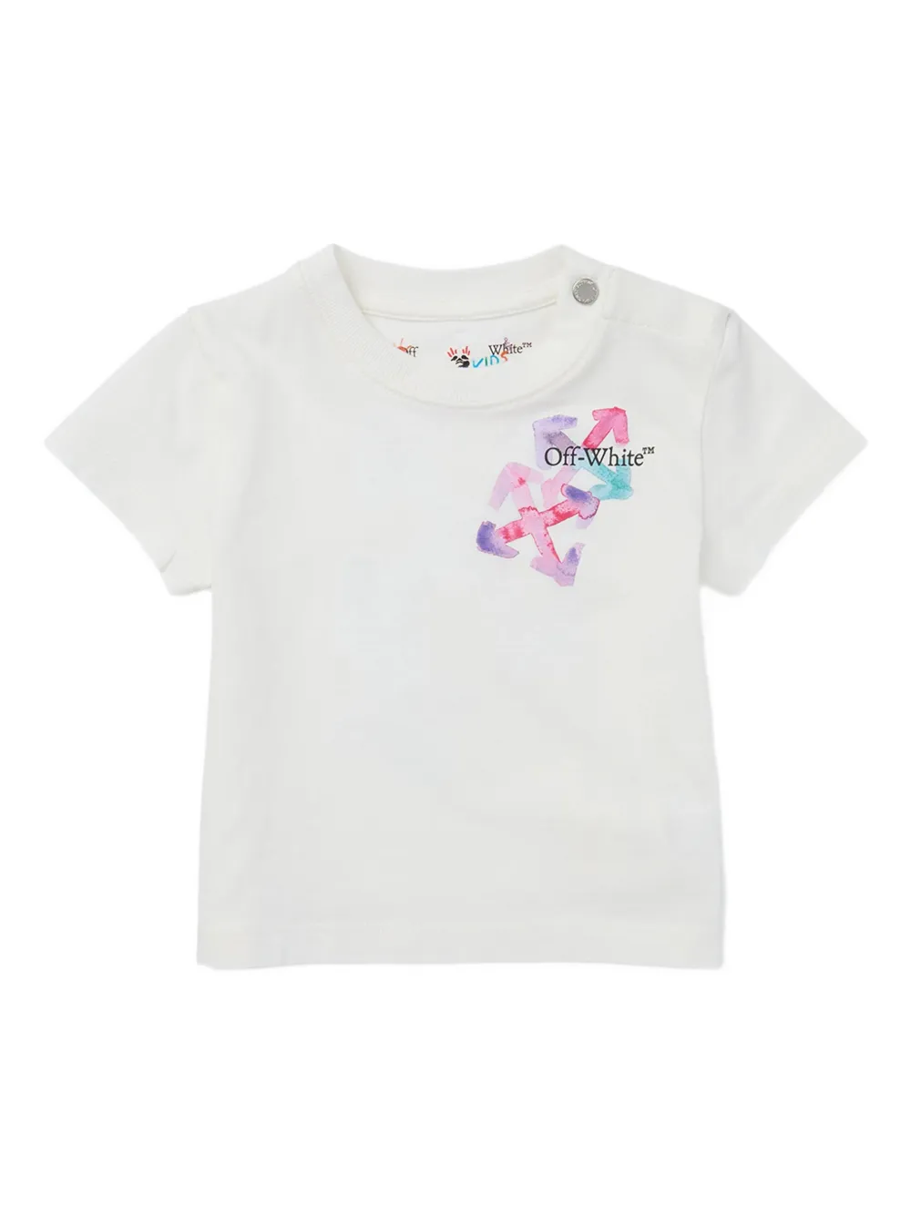 Off-white Baby Girls Arrow Watercolour T-shirt In White