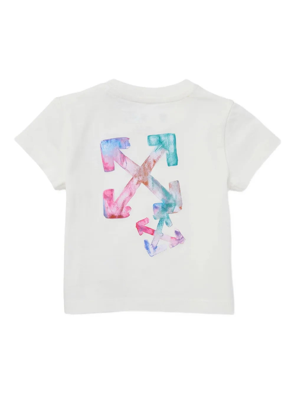 Off-white Baby Girls Arrow Watercolour T-shirt In White