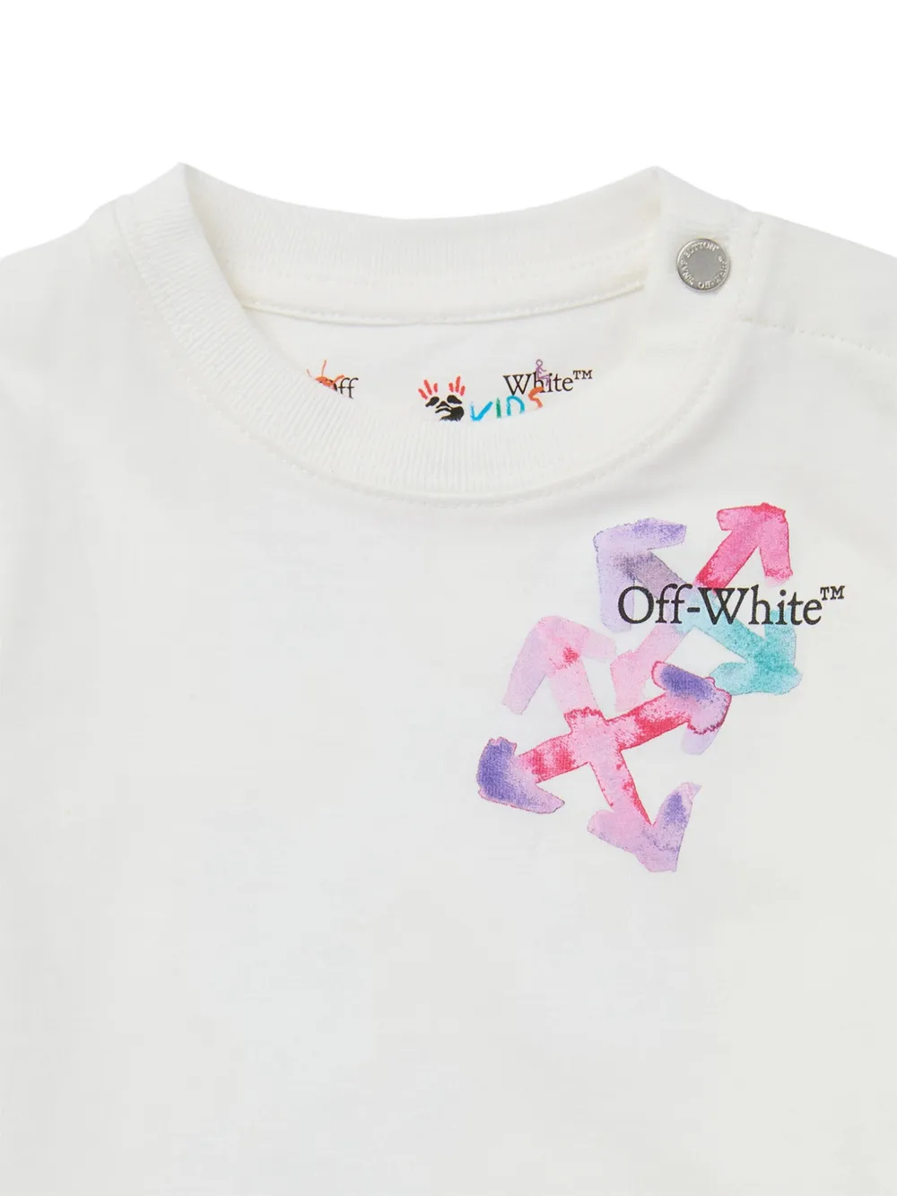 Off-white Baby Girls Arrow Watercolour T-shirt In White