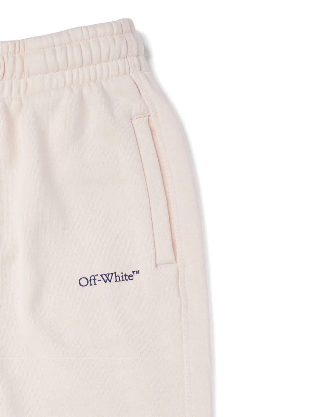 Off-white Logo Drawstring Trousers In Neutral